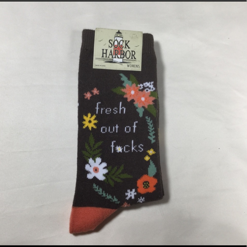 Sock Harbor Fresh out of F**ks Socks NWT